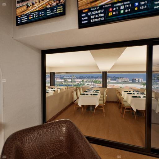 Del Mar Thoroughbred Club - Section Luxury Suite L Seat View