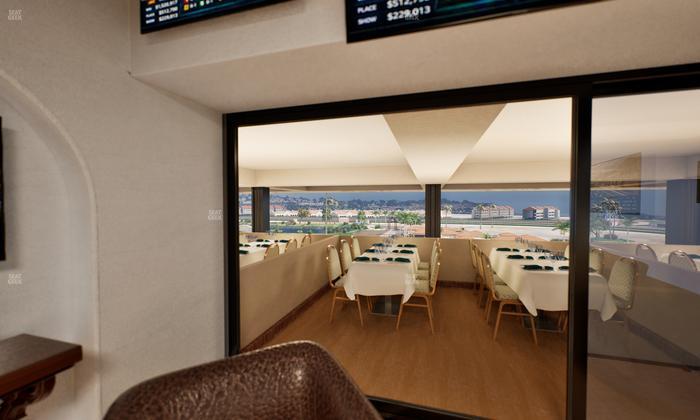 Del Mar Thoroughbred Club - Section Luxury Suite L Seat View