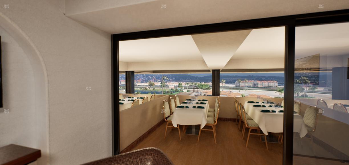 Del Mar Thoroughbred Club - Section Luxury Suite L Seat View