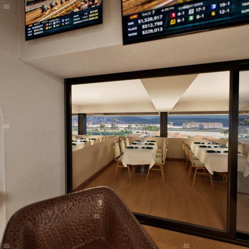 Del Mar Thoroughbred Club - Section Luxury Suite L Seat View