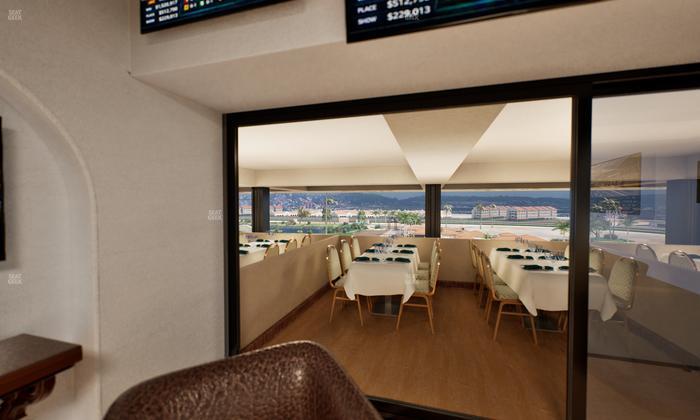 Del Mar Thoroughbred Club - Section Luxury Suite L Seat View
