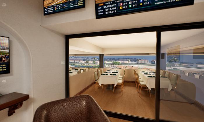 Del Mar Thoroughbred Club - Section Luxury Suite M Seat View