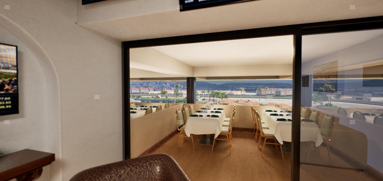Del Mar Thoroughbred Club - Section Luxury Suite M Seat View