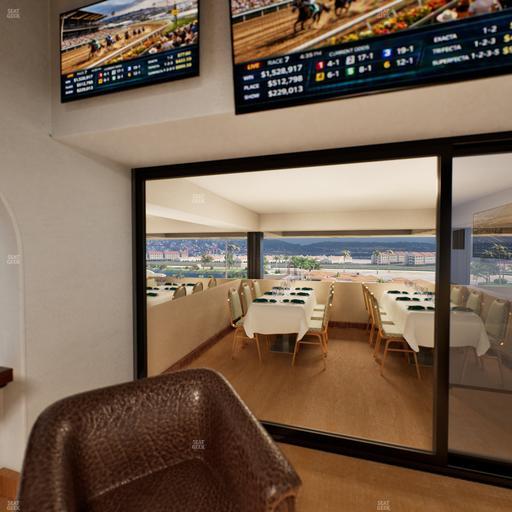 Del Mar Thoroughbred Club - Section Luxury Suite M Seat View