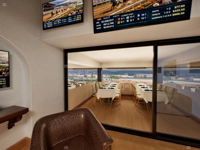 Del Mar Thoroughbred Club - Section Luxury Suite M Seat View