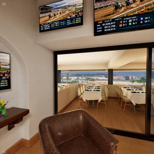 Del Mar Thoroughbred Club - Section Luxury Suite N Seat View