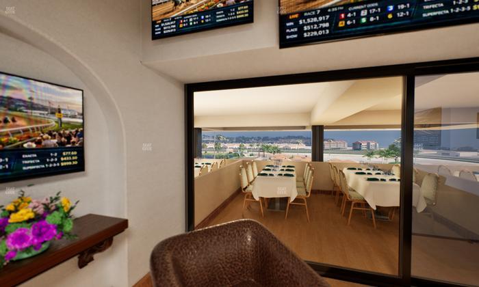 Del Mar Thoroughbred Club - Section Luxury Suite N Seat View