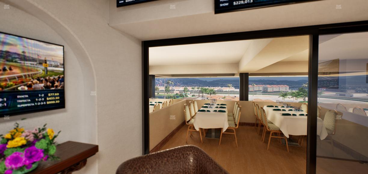 Del Mar Thoroughbred Club - Section Luxury Suite N Seat View