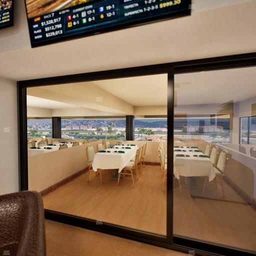 Del Mar Thoroughbred Club - Section Luxury Suite O Seat View