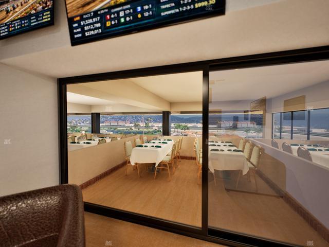 Del Mar Thoroughbred Club - Section Luxury Suite O Seat View