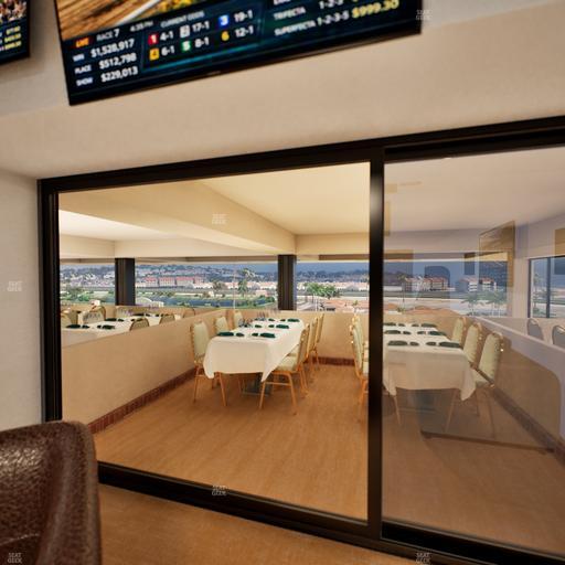 Del Mar Thoroughbred Club - Section Luxury Suite O Seat View