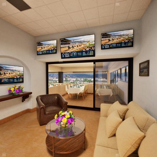 Del Mar Thoroughbred Club - Section Luxury Suite P Seat View