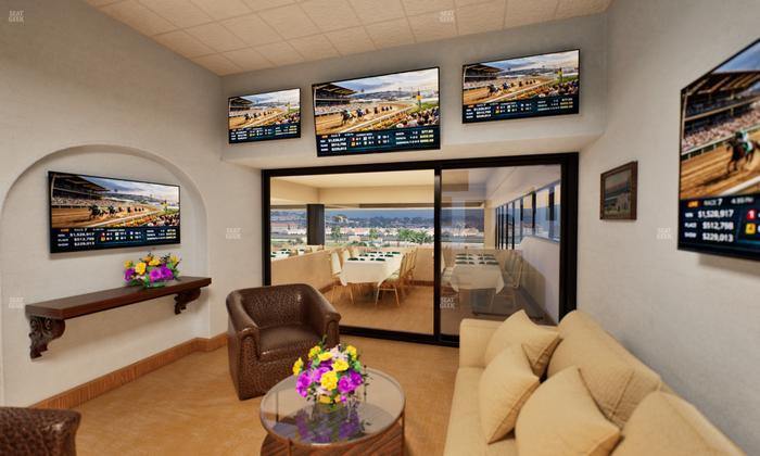 Del Mar Thoroughbred Club - Section Luxury Suite P Seat View