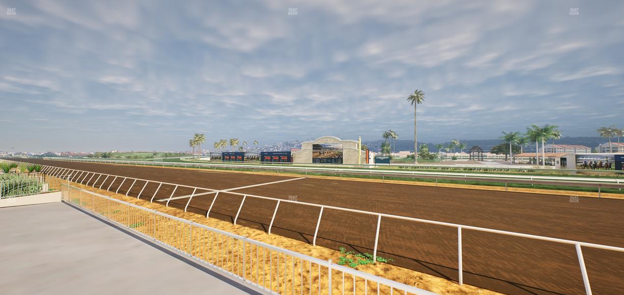 Del Mar Thoroughbred Club - Section Racetrack Admission Seat View