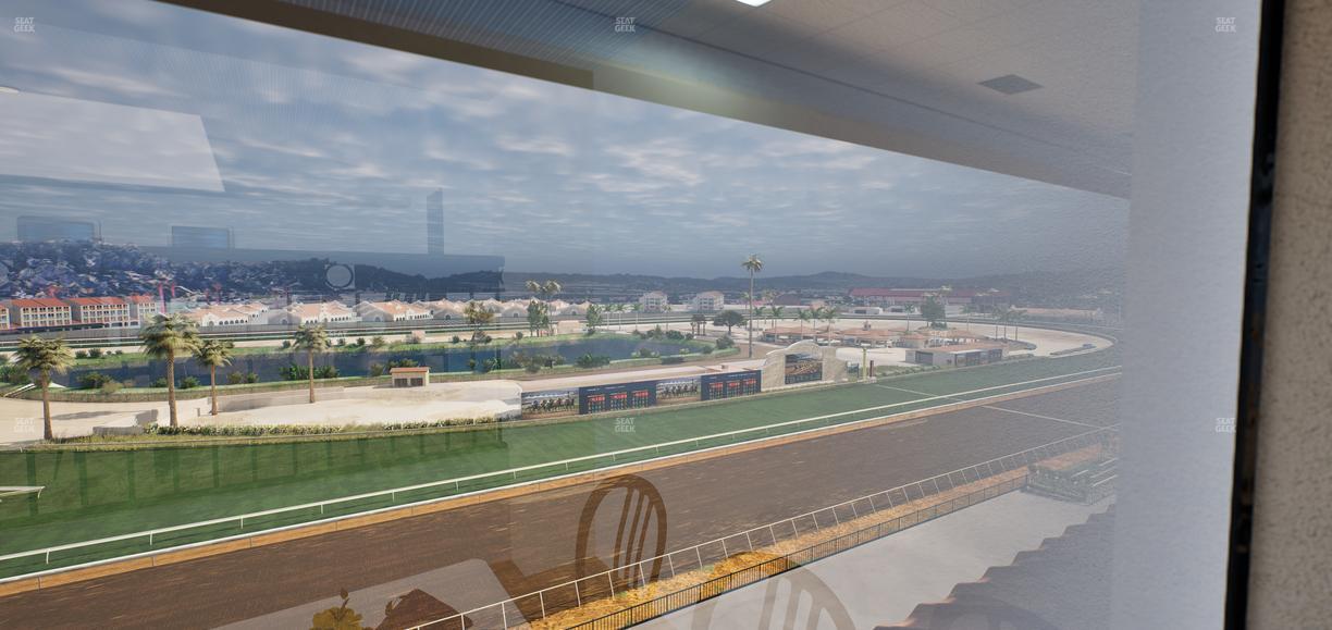Del Mar Thoroughbred Club - Section Seabiscuit Skyroom Lvl 6 Tbl 101 Seat View