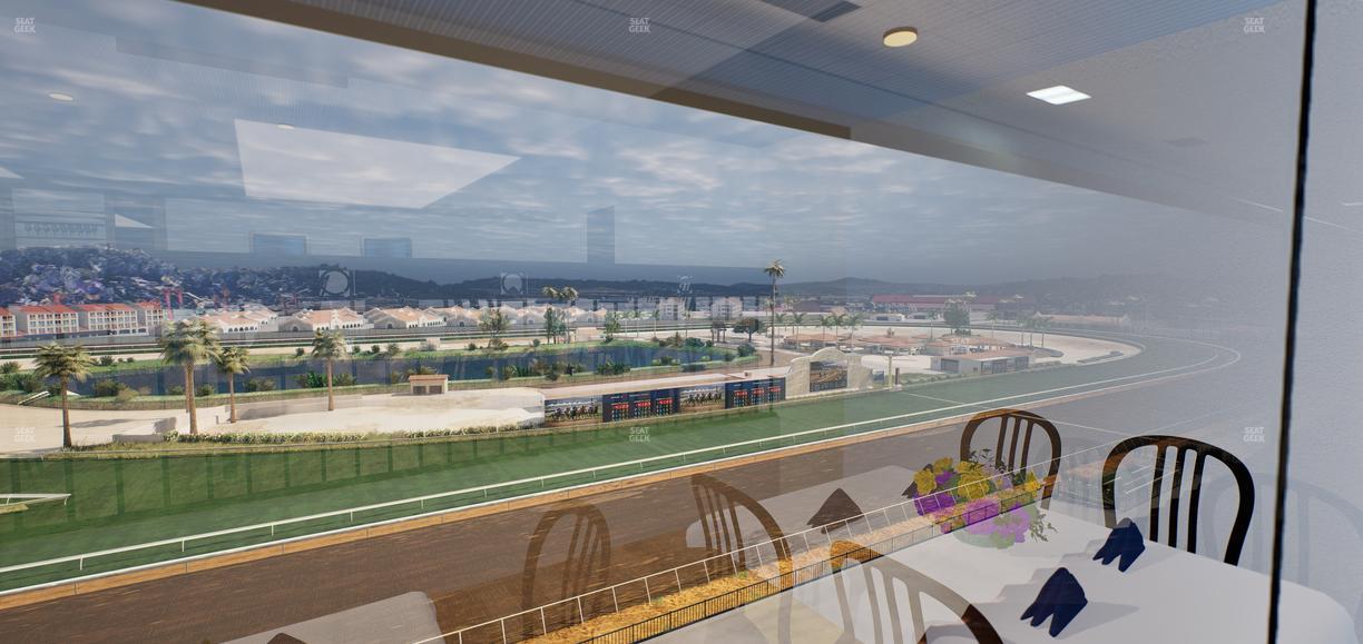 Del Mar Thoroughbred Club - Section Seabiscuit Skyroom Lvl 6 Tbl 102 Seat View