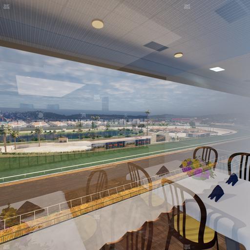 Del Mar Thoroughbred Club - Section Seabiscuit Skyroom Lvl 6 Tbl 102 Seat View