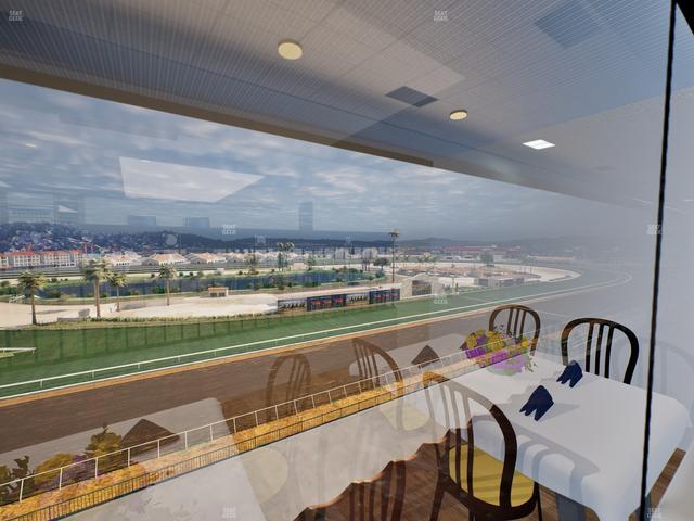 Del Mar Thoroughbred Club - Section Seabiscuit Skyroom Lvl 6 Tbl 102 Seat View