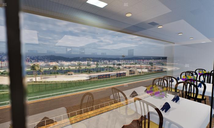 Del Mar Thoroughbred Club - Section Seabiscuit Skyroom Lvl 6 Tbl 104 Seat View