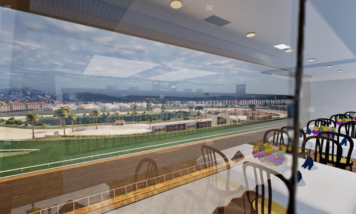 Del Mar Thoroughbred Club - Section Seabiscuit Skyroom Lvl 6 Tbl 105 Seat View