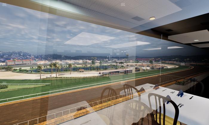 Del Mar Thoroughbred Club - Section Seabiscuit Skyroom Lvl 6 Tbl 107 Seat View