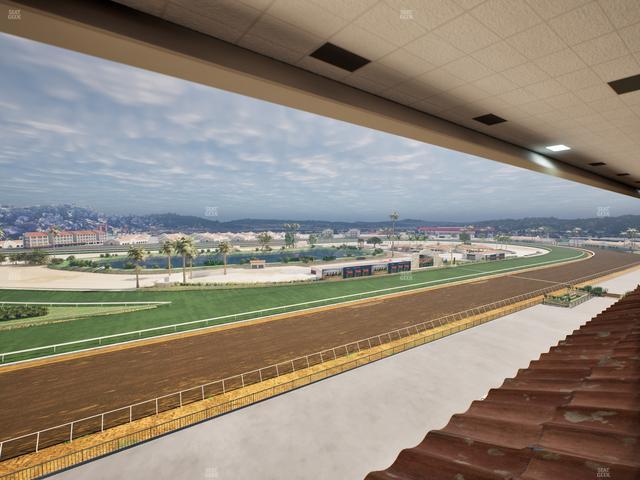 Del Mar Thoroughbred Club - Section Seabiscuit Skyroom Lvl 6 Tbl 109 Seat View