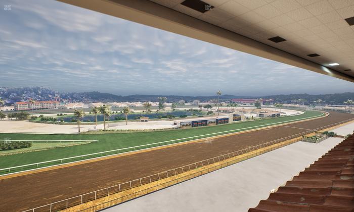 Del Mar Thoroughbred Club - Section Seabiscuit Skyroom Lvl 6 Tbl 110 Seat View