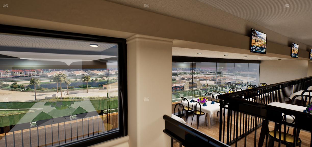 Del Mar Thoroughbred Club - Section Seabiscuit Skyroom Lvl 6 Tbl 201 Seat View
