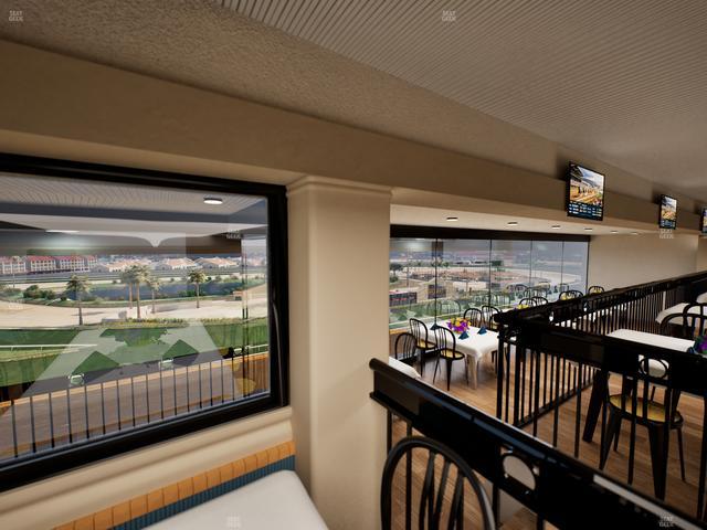 Del Mar Thoroughbred Club - Section Seabiscuit Skyroom Lvl 6 Tbl 201 Seat View