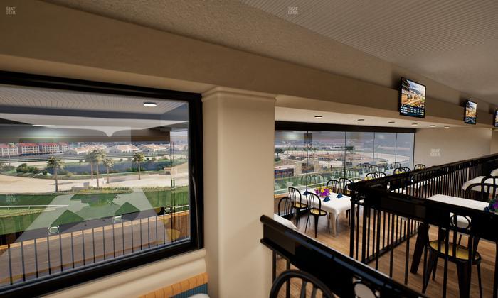 Del Mar Thoroughbred Club - Section Seabiscuit Skyroom Lvl 6 Tbl 201 Seat View