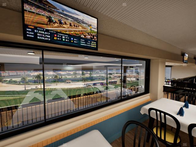 Del Mar Thoroughbred Club - Section Seabiscuit Skyroom Lvl 6 Tbl 202 Seat View