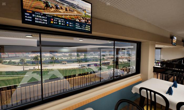 Del Mar Thoroughbred Club - Section Seabiscuit Skyroom Lvl 6 Tbl 202 Seat View