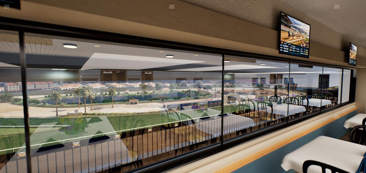 Del Mar Thoroughbred Club - Section Seabiscuit Skyroom Lvl 6 Tbl 204 Seat View