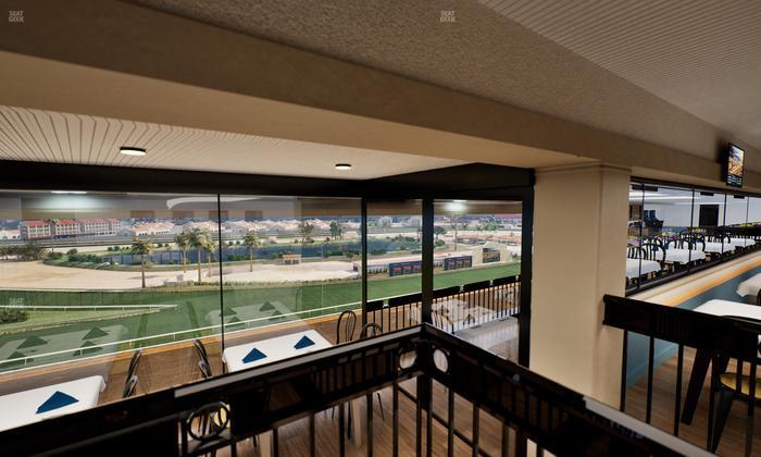 Del Mar Thoroughbred Club - Section Seabiscuit Skyroom Lvl 6 Tbl 206 Seat View