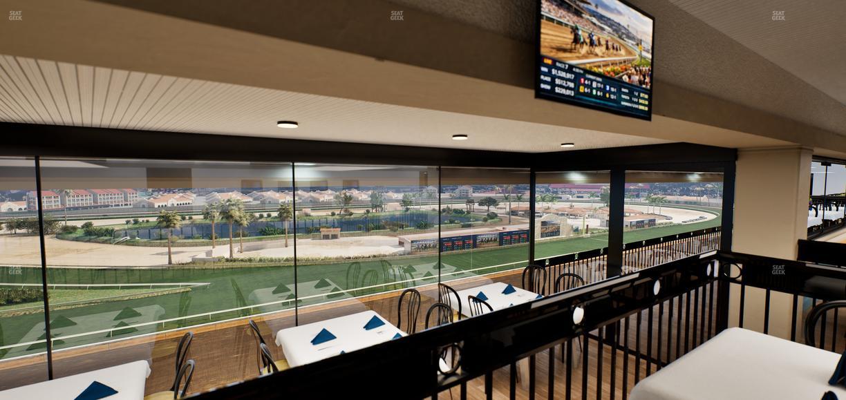 Del Mar Thoroughbred Club - Section Seabiscuit Skyroom Lvl 6 Tbl 207 Seat View