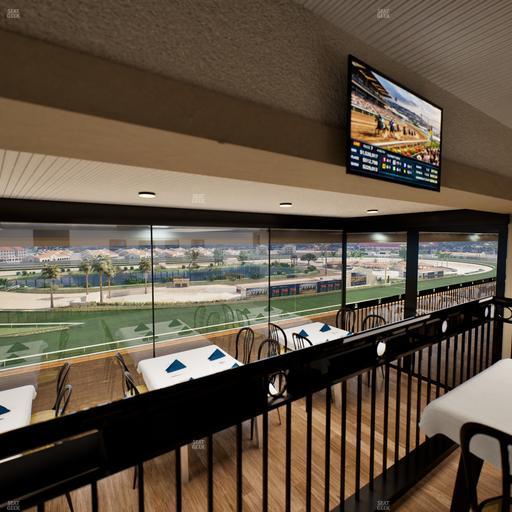 Del Mar Thoroughbred Club - Section Seabiscuit Skyroom Lvl 6 Tbl 207 Seat View