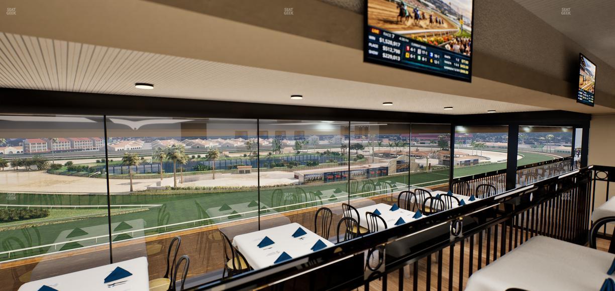 Del Mar Thoroughbred Club - Section Seabiscuit Skyroom Lvl 6 Tbl 208 Seat View