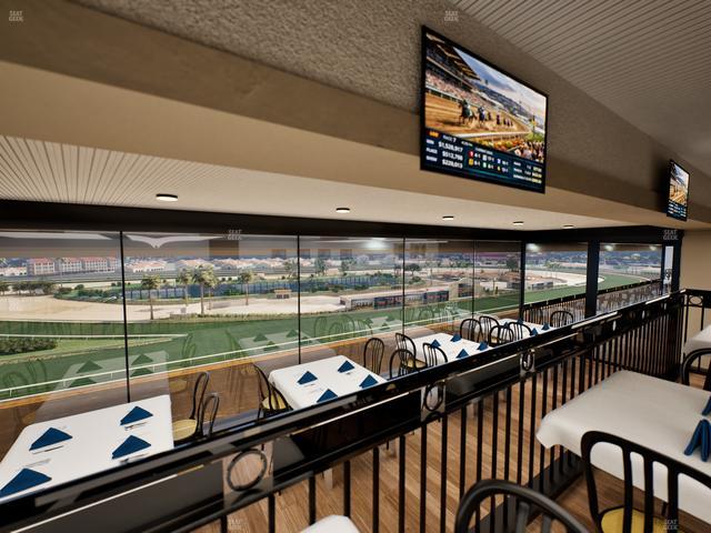 Del Mar Thoroughbred Club - Section Seabiscuit Skyroom Lvl 6 Tbl 208 Seat View