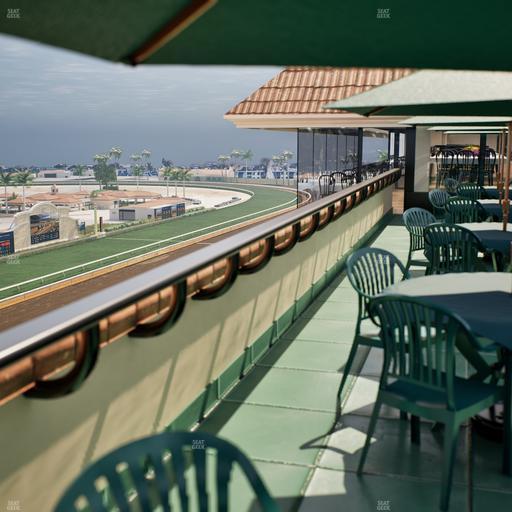 Del Mar Thoroughbred Club - Section Seabiscuit Skyroom Patio Lvl 6 Seat View