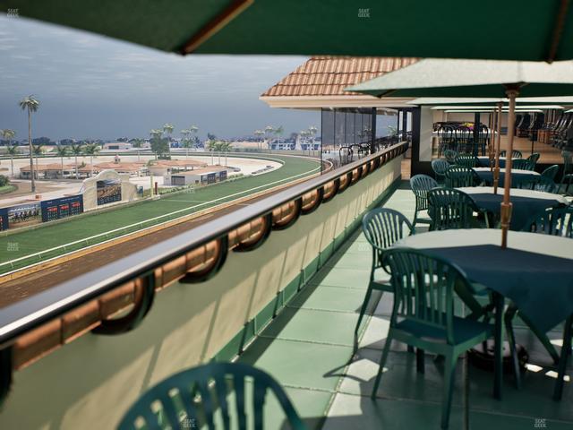 Del Mar Thoroughbred Club - Section Seabiscuit Skyroom Patio Lvl 6 Seat View