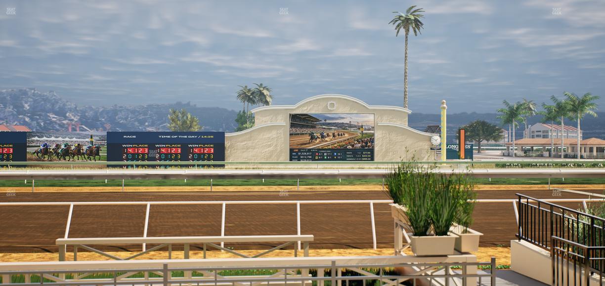 Del Mar Thoroughbred Club - Section Stretch Run Box 1 A Lvl 1 Seat View