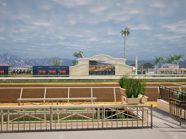 Del Mar Thoroughbred Club - Section Stretch Run Box 1 A Lvl 1 Seat View