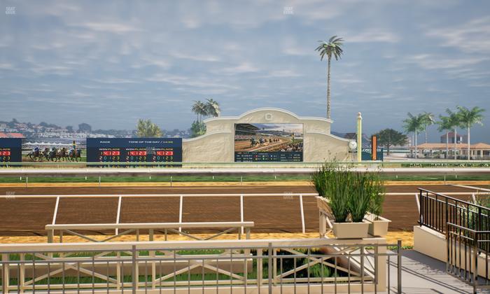 Del Mar Thoroughbred Club - Section Stretch Run Box 1 A Lvl 1 Seat View