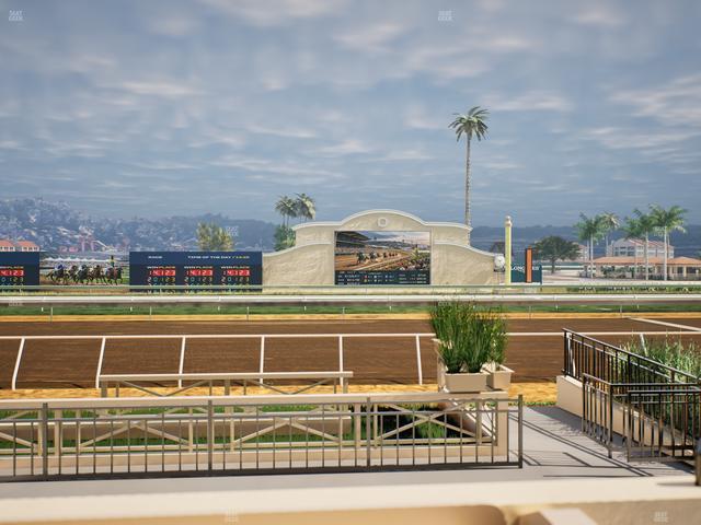 Del Mar Thoroughbred Club - Section Stretch Run Box 1 B Lvl 1 Seat View