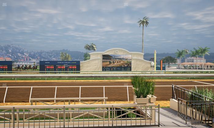 Del Mar Thoroughbred Club - Section Stretch Run Box 1 B Lvl 1 Seat View