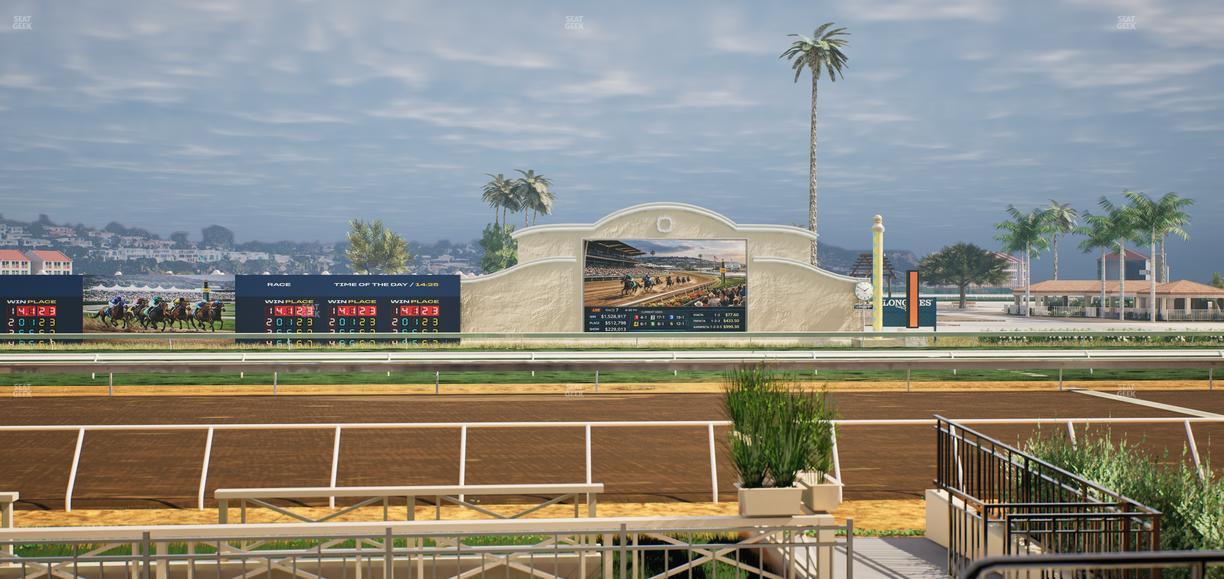 Del Mar Thoroughbred Club - Section Stretch Run Box 1 C Lvl 1 Seat View