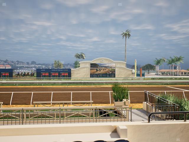 Del Mar Thoroughbred Club - Section Stretch Run Box 1 C Lvl 1 Seat View