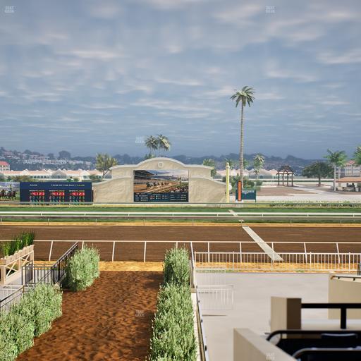 Del Mar Thoroughbred Club - Section Stretch Run Box 1 C Lvl 2 Seat View