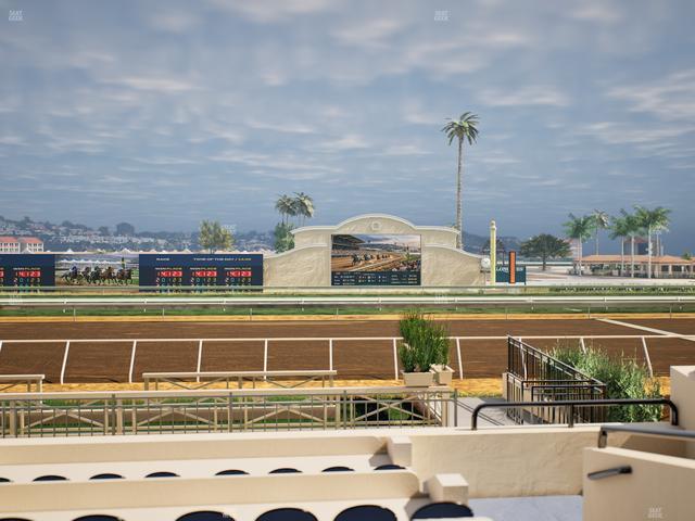 Del Mar Thoroughbred Club - Section Stretch Run Box 1 D Lvl 1 Seat View