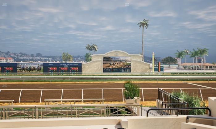 Del Mar Thoroughbred Club - Section Stretch Run Box 1 D Lvl 1 Seat View